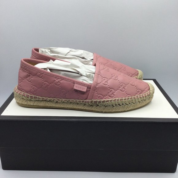 Leather espadrilles Louis Vuitton Pink size 36 EU in Leather